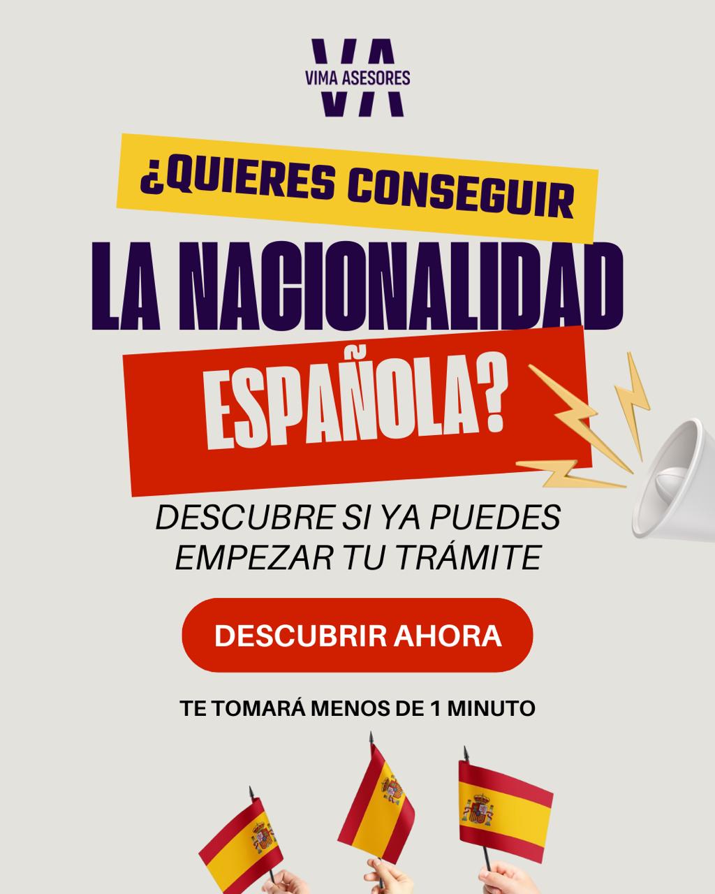 Consigue tu Nacionalidad Española